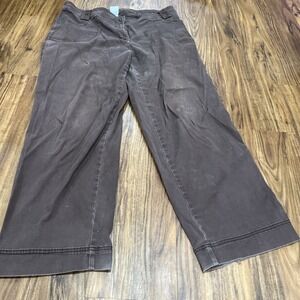 Just My Size Womens 18W Brown Jeans